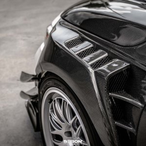 Honda Civic Type R Fenders - Seibon - Carbon Fiber - 20mm Widebody - `23+