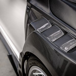 Honda Civic Type R Fenders - Seibon - Carbon Fiber - 20mm Widebody - `23+