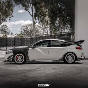Honda Civic Type R Fenders - Seibon - Carbon Fiber - 20mm Widebody - `23+
