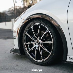 Toyota Prius Front Fender Trim - Seibon - Carbon Fiber - `23+