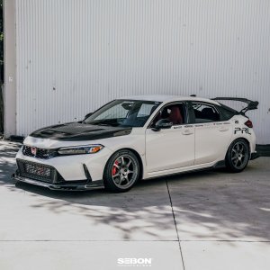 Honda Civic Hood - Seibon - GT-Style Double Sided - Carbon Fiber - `23+