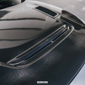 Honda Civic Hood - Seibon - GT-Style Double Sided - Carbon Fiber - `23+