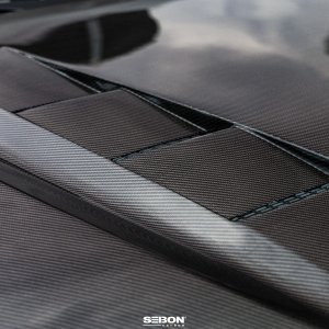 Toyota Sequoia Hood - Seibon - TS-Style - Carbon Fiber - `23+