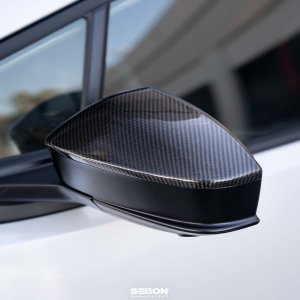 Toyota Prius Mirror Cover - Seibon - Carbon Fiber - `23+