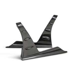 Honda Civic Type-R Side Skirt Extensions - Front - Seibon - MB-Style - Carbon Fiber - `23+