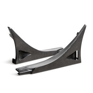 Honda Civic Type-R Rear Side Skirt Extensions - Seibon - MB-Style - Carbon Fiber - `23-`25