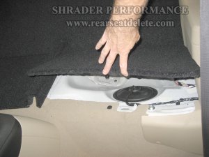 Ford Mustang Rear Seat Delete Kit - '11-'14