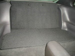 Ford Mustang Rear Seat Delete Kit - '94-'04