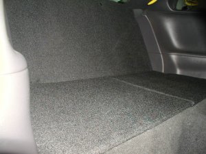 Ford Mustang Rear Seat Delete Kit - '94-'04