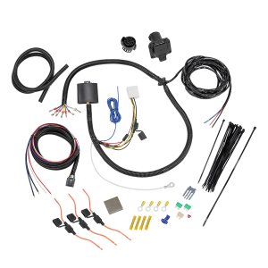 Toyota Highlander Trailer Wiring Harness - 7 Way Trailer Connector w/ Brake Controller - 2014-2019