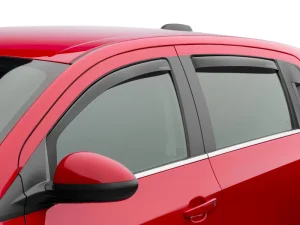 Volkswagen Jetta GLI Wind Deflectors - Front + Rear - WeatherTech - Dark Tint - `19-`26