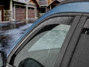 Volkswagen Jetta GLI Wind Deflectors - Front + Rear - WeatherTech - Dark Tint - `19-`26
