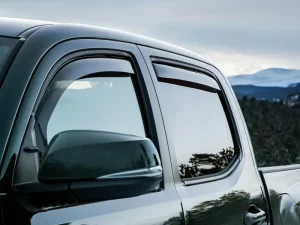 Volkswagen Jetta GLI Wind Deflectors - Front + Rear - WeatherTech - Dark Tint - `19-`26