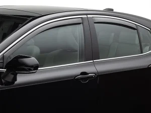 Volkswagen Jetta GLI Wind Deflectors - Front + Rear - WeatherTech - Dark Tint - `19-`26