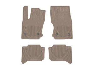 Toyota 4Runner Floor Mats - Front + Rear - WeatherTech - All-Weather Rubber - Tan - 2025+ Toyota 4Runner Floor Mats - Front + Rear - WeatherTech - All-Weather Rubber - Tan - 2025+