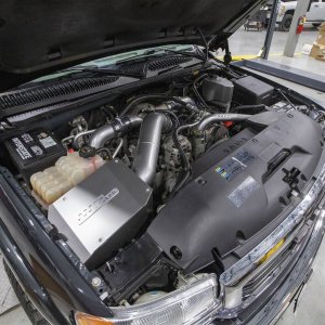 GMC Sierra Performance Air Intake - Wehrli - Stage 2 High Flow Intake Kit - Gloss Black - `01-`04 GMC Sierra Performance Air Intake - Wehrli - Stage 2 High Flow Intake Kit - Gloss Black - `01-`04