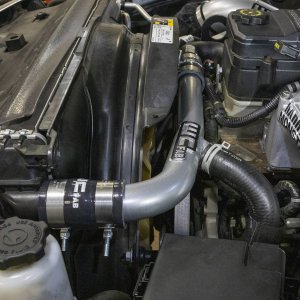 Dodge Ram 3500 HD Upper Coolant Pipe - Wehrli - Dual Radiator - Gun Metal - `13-`15 Dodge Ram 3500 HD Upper Coolant Pipe - Wehrli - Dual Radiator - Gun Metal - `13-`15