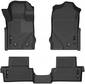 Ford Bronco Floor Liners - Front + Rear - 2 Door - Husky Weaterbeater Ford Bronco Floor Liners - Front + Rear - 2 Door - Husky Weaterbeater