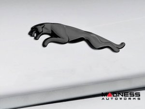 Jaguar Custom Emblem - Leaping Jaguar - Satin Black Finish Jaguar Custom Emblem - Leaping Jaguar - Satin Black Finish