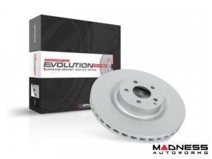 Jaguar F-TYPE Brake Rotor (1) - Front - Powerstop - Evolution High Carbon - '14 - '24