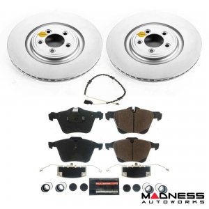 Jaguar F-TYPE Brake Pad + Brake Rotors - Front - Powerstop - Z17 Evolution - GeoMet Coated Jaguar F-TYPE Brake Pad + Brake Rotors - Front - Powerstop - Z17 Evolution - GeoMet Coated