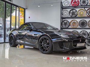 Jaguar F-TYPE Custom Wheels - HF-3 by Vossen - Satin Black Jaguar F-TYPE Custom Wheels - HF-3 by Vossen - Satin Black