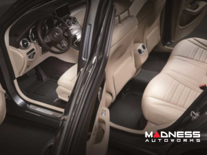 Jeep Gladiator Floormats - Front + Rear - 3D MAXpider - Kagu - Black - `20-`25 Jeep Gladiator Floormats - Front + Rear - 3D MAXpider - Kagu - Black - `20-`25