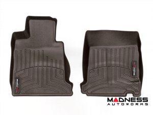 Maserati GranTurismo Floor Liners - WeatherTech - Cocoa - Front