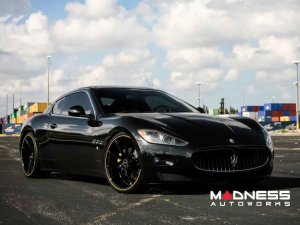 Maserati GranTurismo Custom Wheels - VPS-305T by Vossen -  Black / Yellow