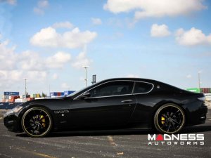 Maserati GranTurismo Custom Wheels - VPS-305T by Vossen -  Black / Yellow