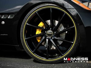 Maserati GranTurismo Custom Wheels - VPS-305T by Vossen -  Black / Yellow