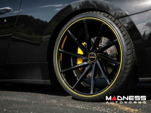 Maserati GranTurismo Custom Wheels - VPS-305T by Vossen -  Black / Yellow