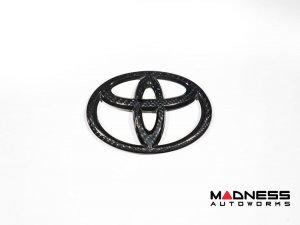 Toyota Carbon Fiber Badges - set of 2 Toyota Carbon Fiber Badges - set of 2