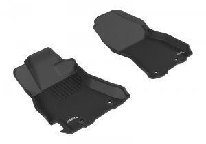 Subaru Legacy Floor Mats - Front - 3D MAXpider - Kagu - Black - `15-`19