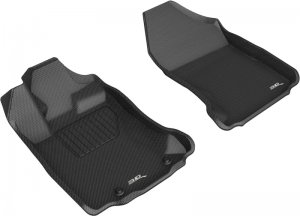 Subaru Legacy Floor Mats - Front - 3D MAXpider - Kagu Series - Black - `20-`21