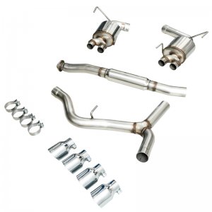 Subaru WRX Performance Exhaust - Rear - AWE Tuning - Cat-Back Touring - Chrome Silver - 2015