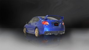 Subaru WRX Performance Exhaust - Dual Rear Exit - CORSA Performance - Cat Back Sport with 3.5in Tips - Polished - `15-`21