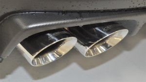 Subaru WRX Performance Exhaust - Dual Rear Exit - CORSA Performance - Cat Back Sport with 3.5in Tips - Polished - `15-`21