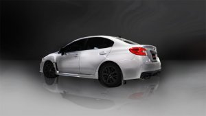 Subaru WRX Performance Exhaust - Rear - CORSA Performance - Cat-Back Sport with Dual Rear Exit and Twin 3.5in Black PVD Pro-Series Tips - Black - `15-`21