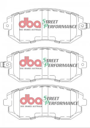 Subaru WRX Brake Pads - Front - DBA - SP500 - `03-`05