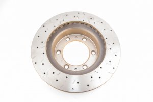 Toyota Tacoma Brake Rotor (1) - Front - DBA - 4000 Series Drilled/Slotted - `05-`09
