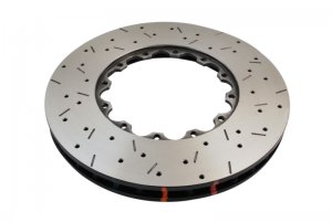Chevrolet Corvette Z06 Brake Rotor (1) - Front - DBA - 5000 Series Drilled and Slotted - `06-`12