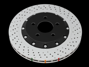 Chevrolet Camaro ZL1 Brake Rotors - DBA - 5000 Series Cross Drilled & Dimpled - 2019