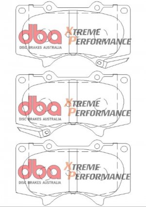 Toyota Tacoma Brake Pads - Front - DBA - XP650 - 2015