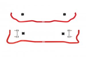 Subaru WRX Sway Bar Kit - Front + Rear - Eibach - Solid Non-Adjustable Front / Solid 3 Way-Adjustable Rear - `02 - `03
