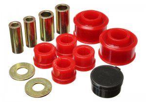 Subaru Legacy Suspension Control Arm Bushing Kit - Front - Energy Suspension - Hyper-Flex - Red - `05-`09