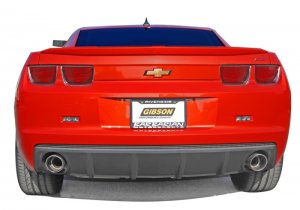 Chevrolet Camaro SS Performance Exhaust - Gibson - Cat Back - Dual, Aluminized - 2010