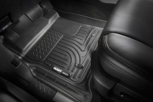 Subaru Outback Floor Liners - Front & 2nd Seat - Husky Liners - WeatherBeater Series - Black - 2020