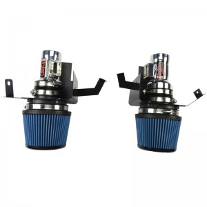 Nissan 350Z Performance Air Intake - Injen - SP Series Short Ram w/ Air Fusion and Air Horns - Polished - `07-`08