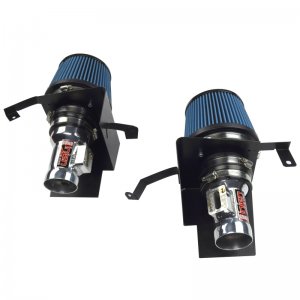 Nissan 350Z Performance Air Intake - Injen - SP Series Short Ram w/ Air Fusion and Air Horns - Polished - `07-`08